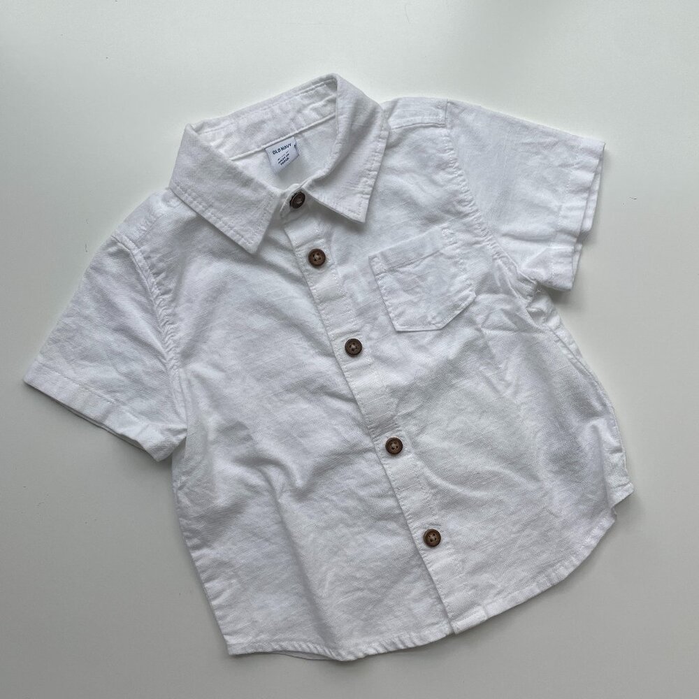 Boys Button Down Short Sleeve Shirt